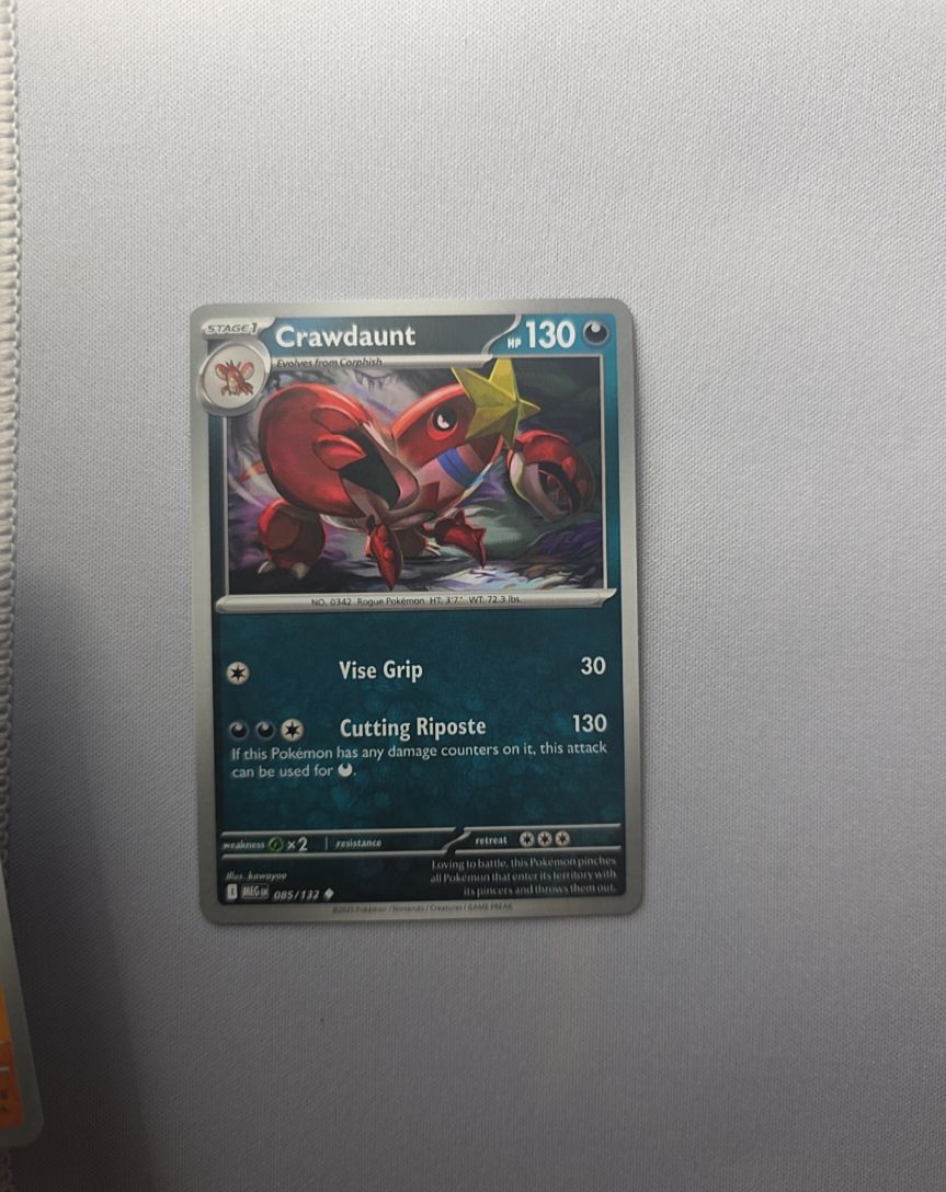 2021 Pokemon Mega Evolutions #085 Crawdaunt — front