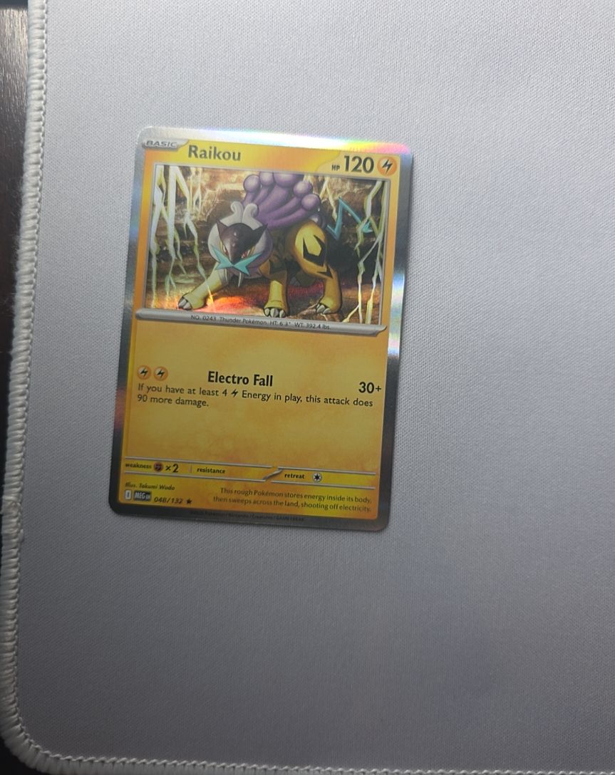 2025 Pokemon TCG Mega Evolution #048 Raikou — front