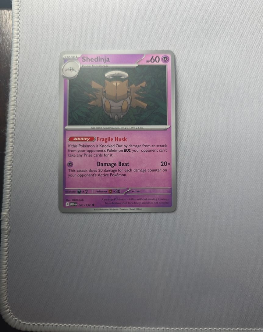 2025 Pokémon TCG Mega Evolution #061 Shedinja — front
