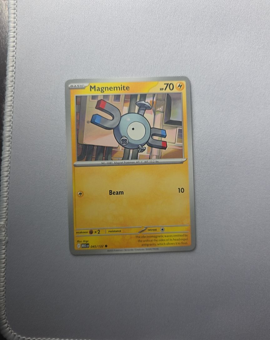 2025 Pokemon Mega Evolutions #045 Magnemite — front
