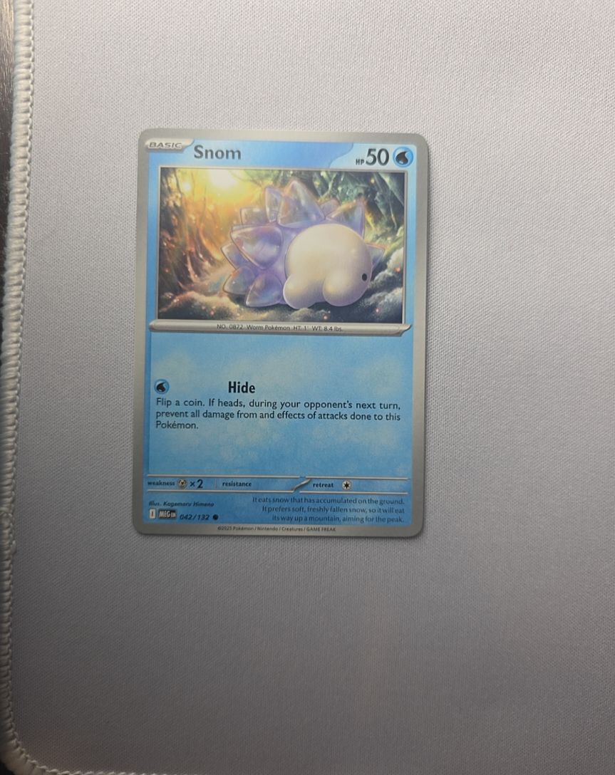 2025 Pokemon Mega Evolution #042 Snom — front