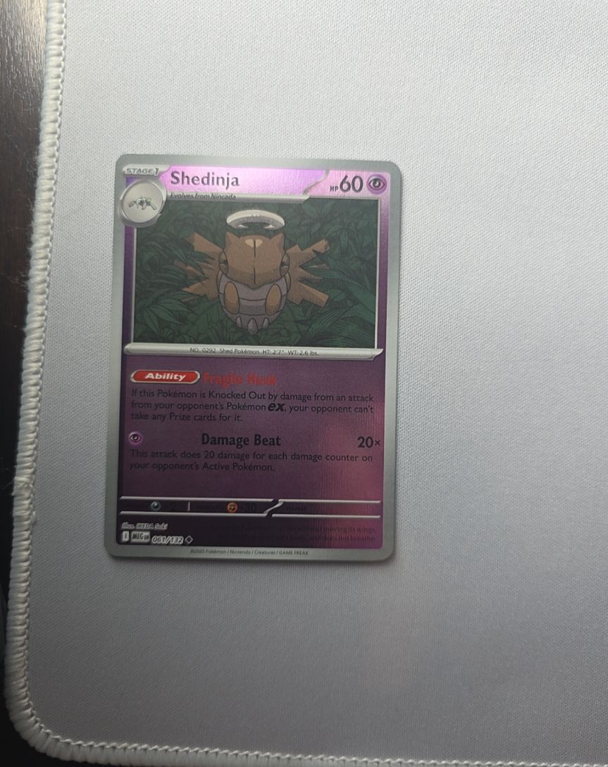 2025 Pokemon Mega Evolution #061 Shedinja — front