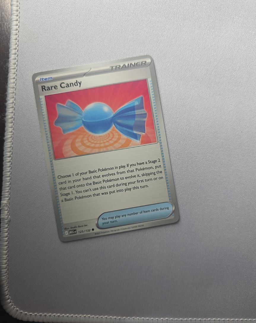 2023 Pokémon ME01 #125 Rare Candy — front