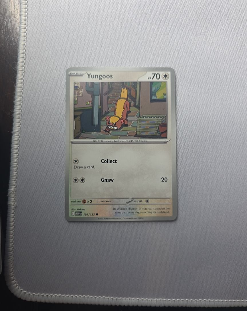 2023 Pokémon Mega Evolution #109 Yungoos — front