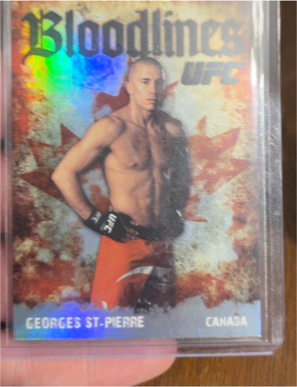 2009 Topps UFC Round 2 Bloodlines #BL-5 Georges St-Pierre — front