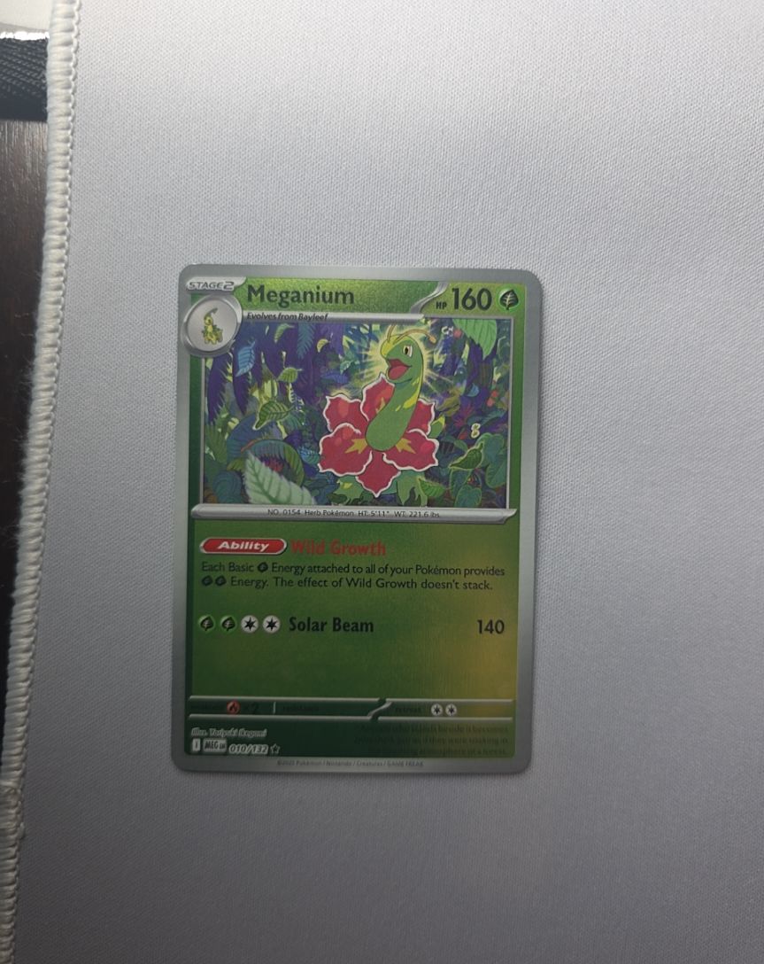 2025 Pokémon TCG Mega Evolutions #010 Meganium — front