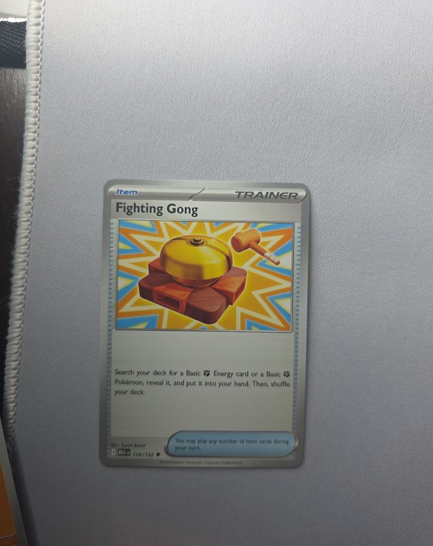 2023 Pokemon TCG Mega Evolution #116 Fighting Gong — front