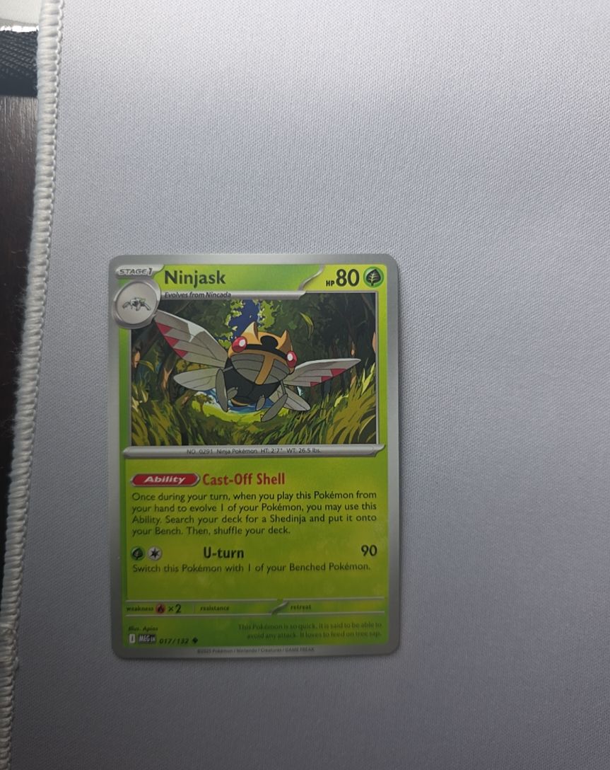 2023 Pokémon ME01: Mega Evolution #017 Ninjask — front