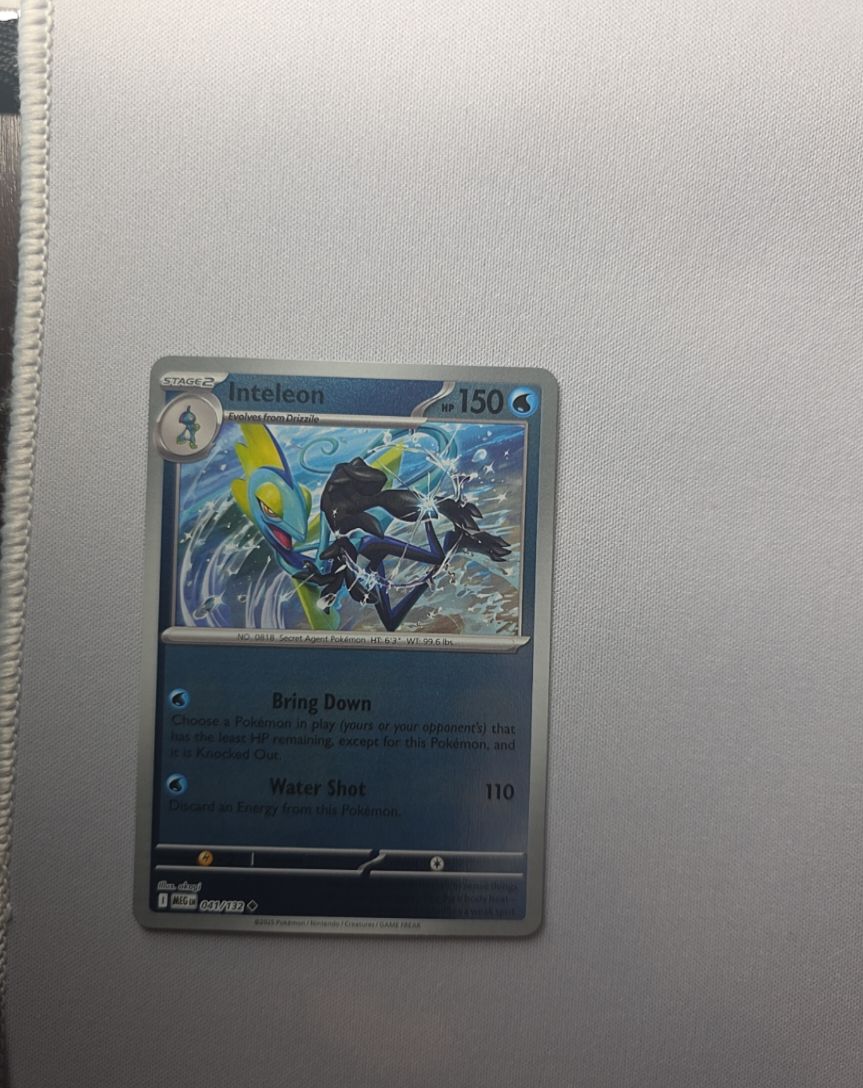 2025 Pokemon Mega Evolution #041 Inteleon — front
