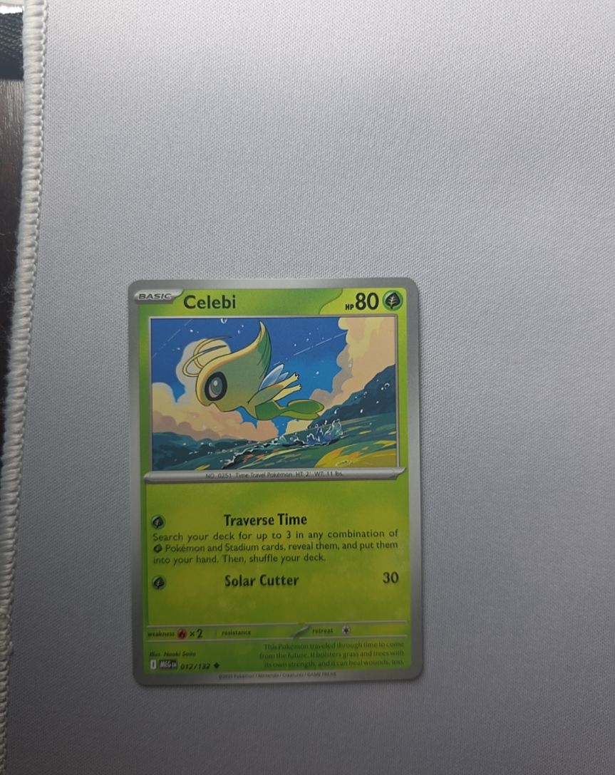 2023 Pokémon ME01 Mega Evolution #012 Celebi — front