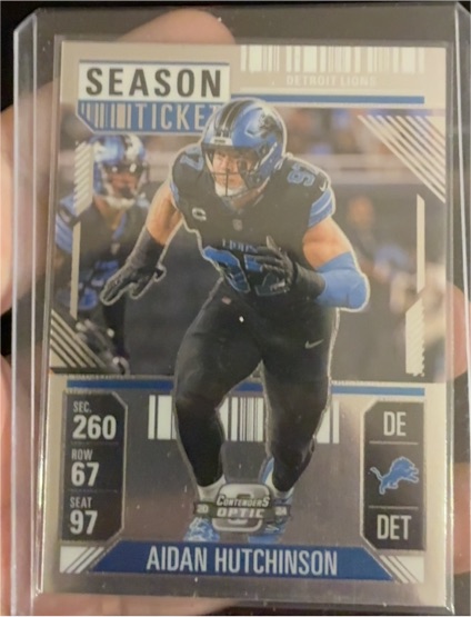 2024 Panini Contenders Optic #17 Aidan Hutchinson — front