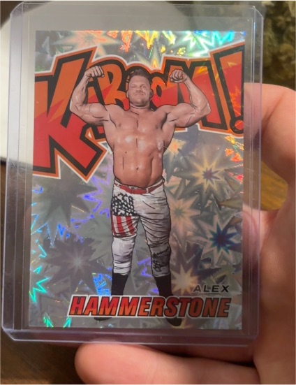 2025 Panini Combat Anthology Alex Hammerstone Kaboom! — front