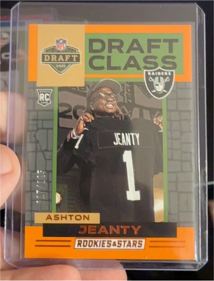 2025 Panini Rookies & Stars Draft Class #8 Ashton Jeanty — front