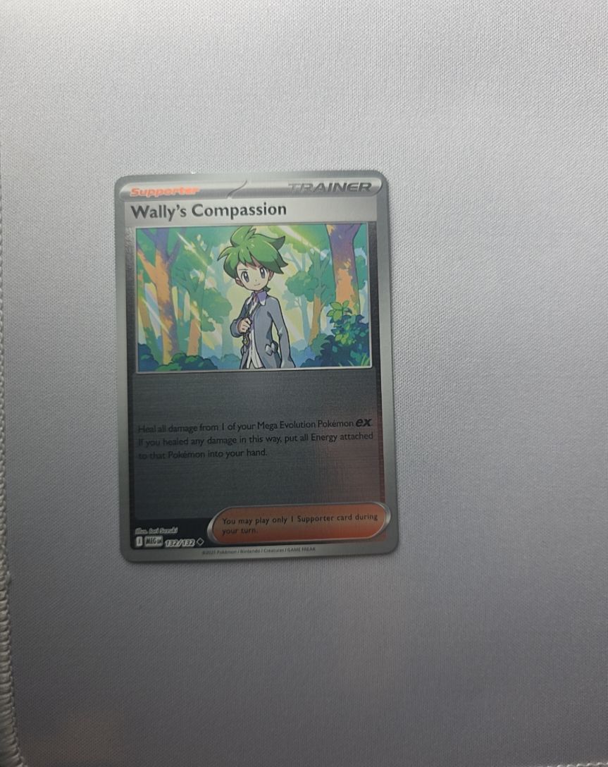 2021 Pokémon MEGA EVOLUTION #132 Wally's Compassion — front