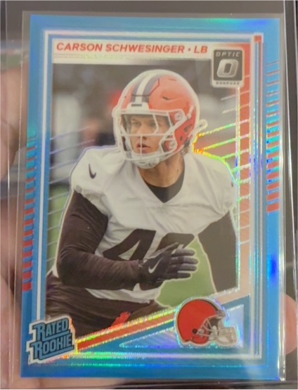 2025 Panini Donruss Optic #217 Carson Schwesinger — front