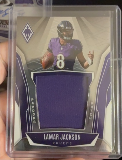 2025 Panini Phoenix #PAP-LJN Lamar Jackson — front