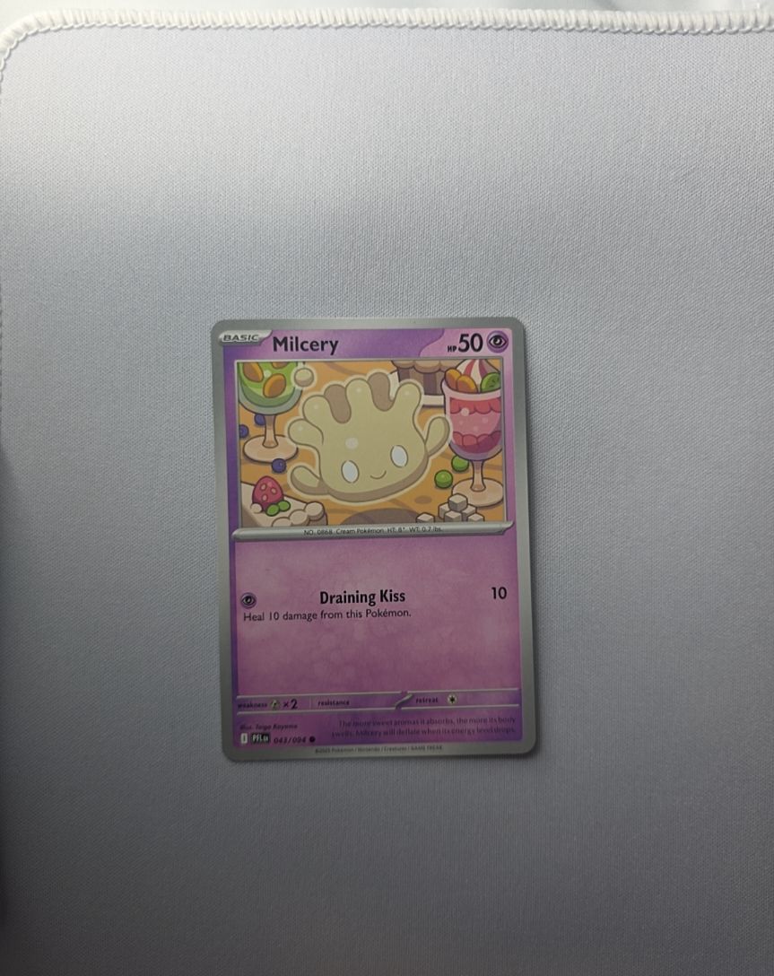 2025 Pokemon Phantasmal Flames #043 Milcery — front