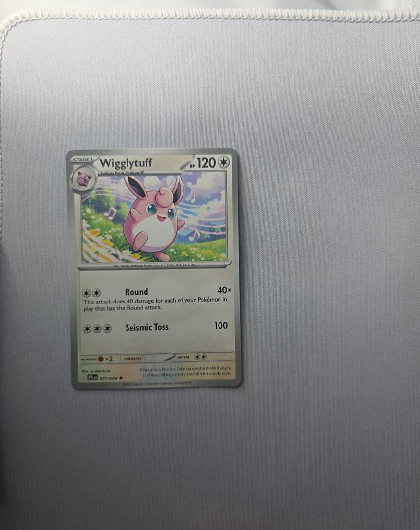 2023 Pokémon ME02 Phantasmal Flames #077 Wigglytuff — front