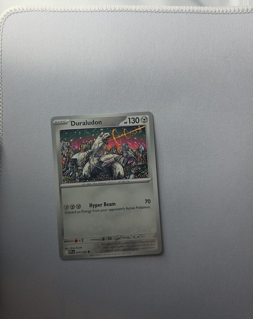 2021 Pokemon TCG Phantasmal Flames #074 Duraludon — front