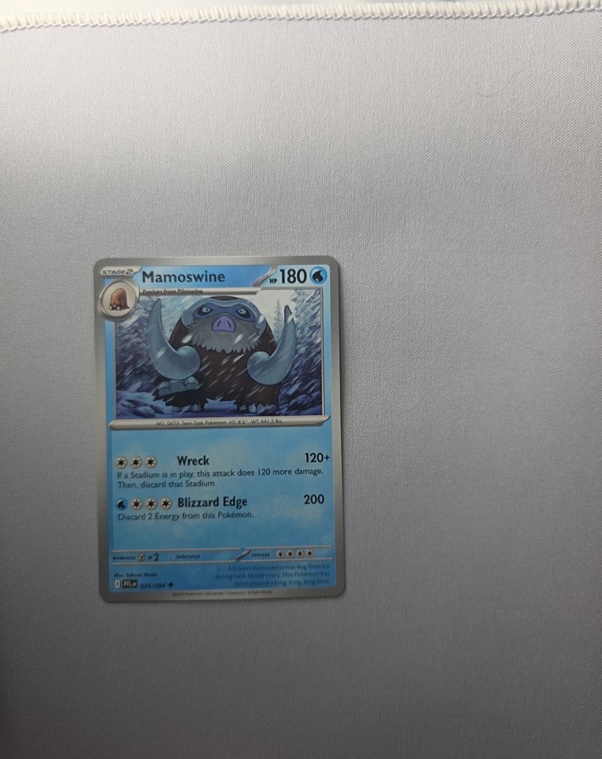 2023 Pokémon ME02: Phantasmal Flames #025 Mamoswine — front