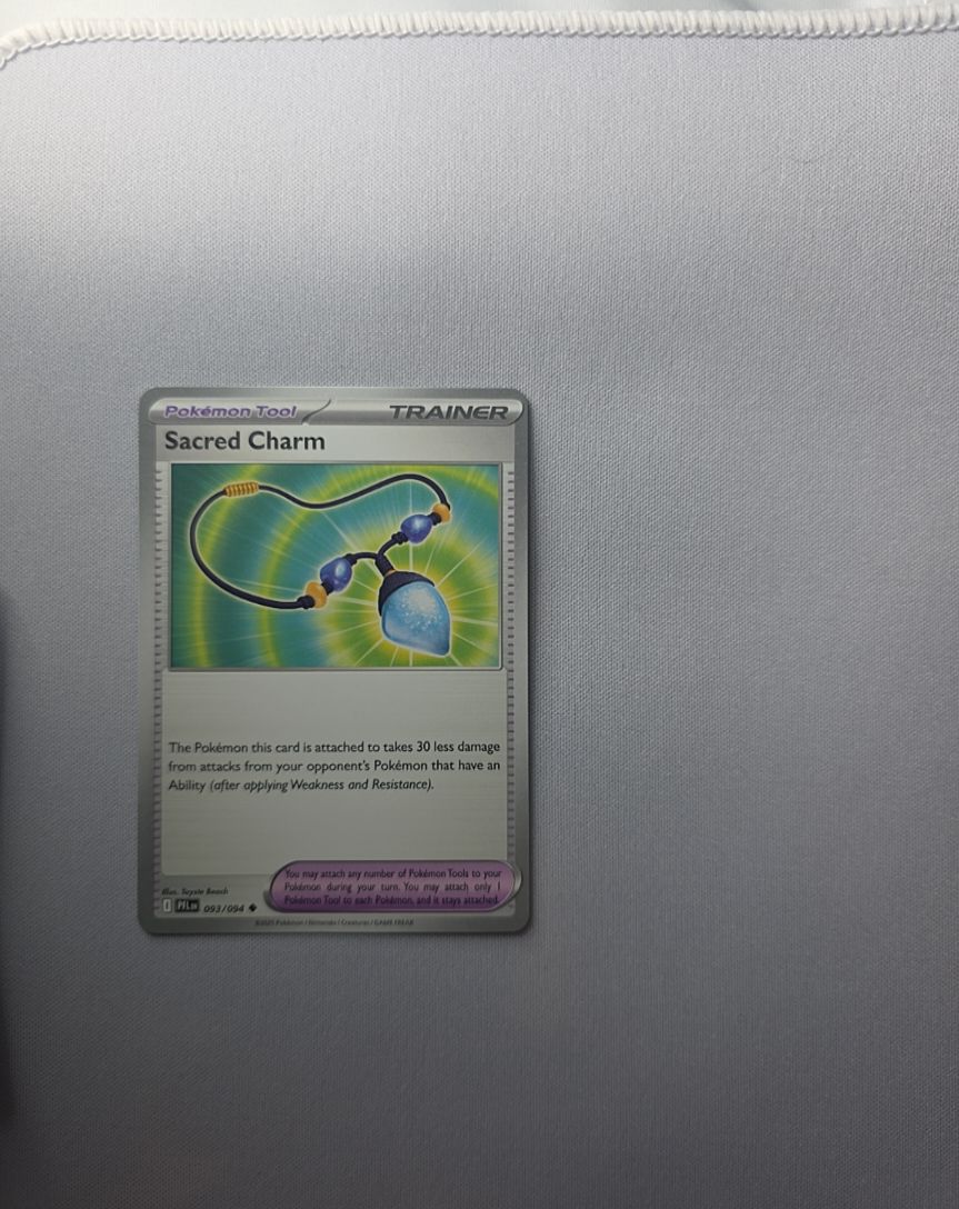 2025 Pokémon ME02 #093 Sacred Charm — front