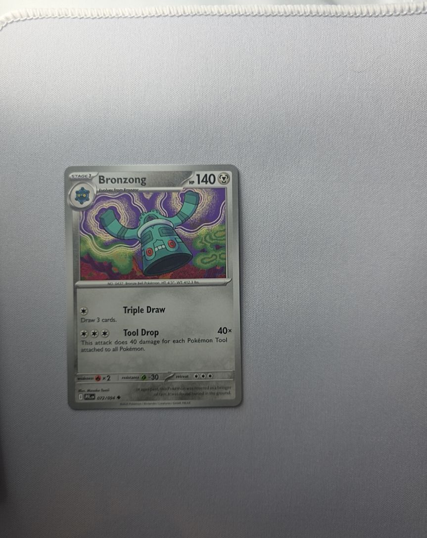 2022 Pokemon Phantasmal Flames #072 Bronzong — front