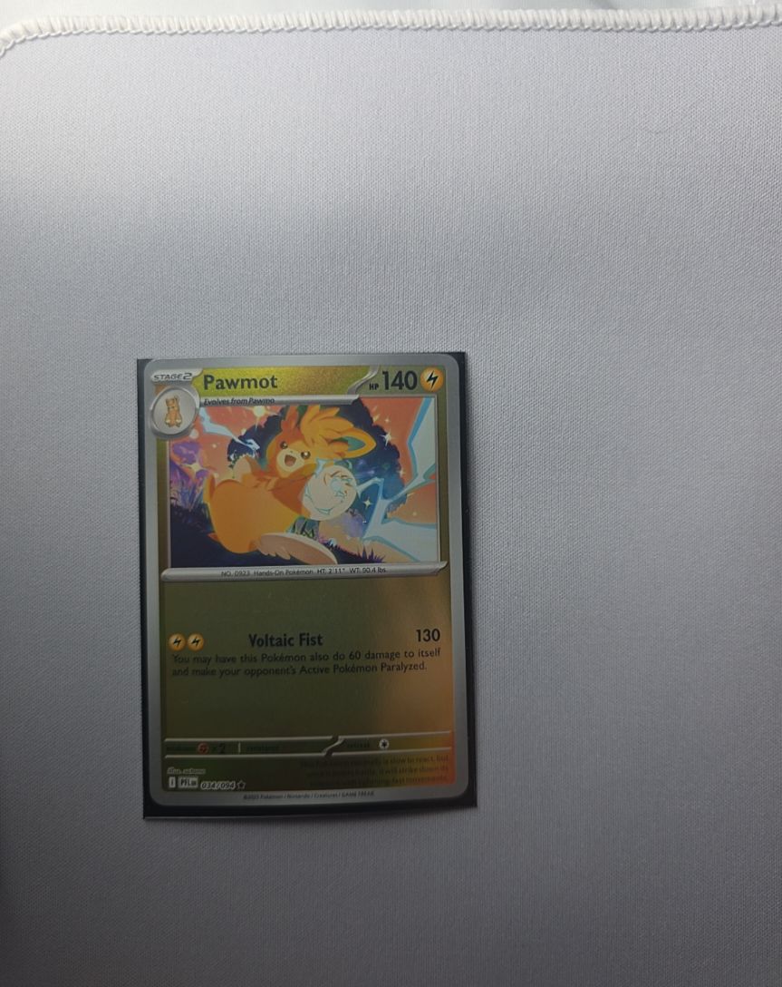 2025 Pokémon TCG Phantasmal Flames #034 Pawmot — front