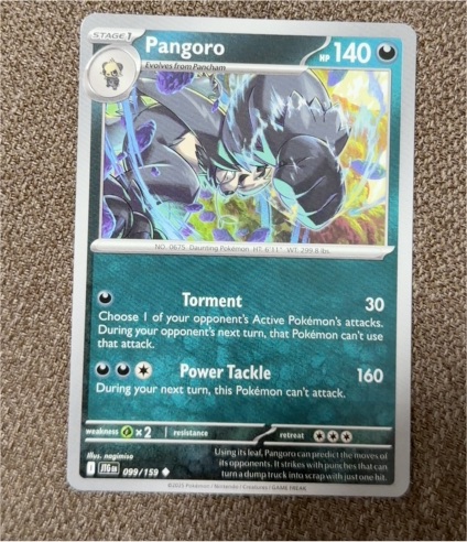 2023 Pokémon SV09: Journey Together #099 Pangoro — front