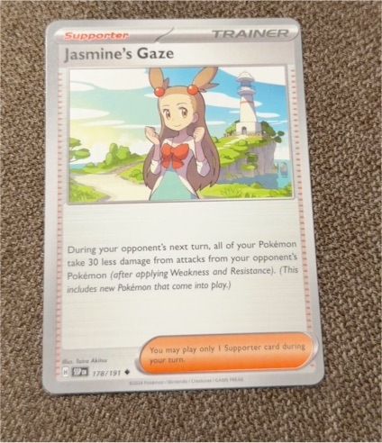 2024 Pokémon Scarlet & Violet Surging Sparks #178 Jasmine's Gaze — front