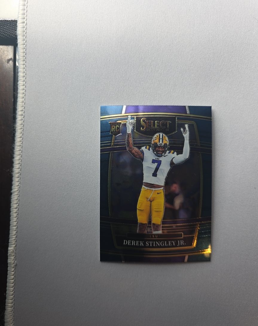 2022 Panini Select Draft Picks #20 Derek Stingley Jr. — front