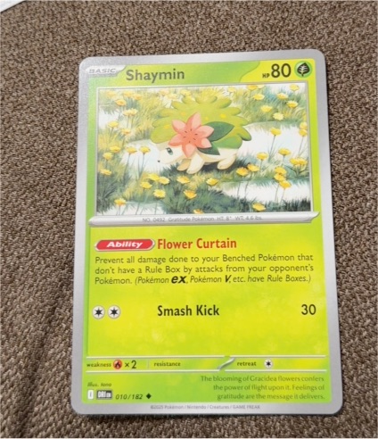 2025 Pokémon SV10: Destined Rivals #010 Shaymin — front