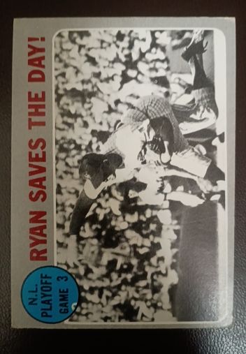 1970 Topps #197 Nolan Ryan Saves The Day — front