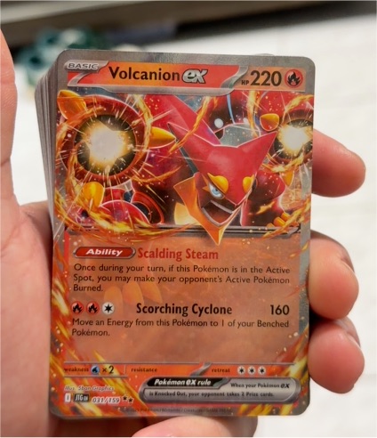 2025 Pokémon TCG Journey Together #031 Volcanion ex — front