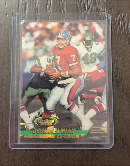 1993 Topps Stadium Club Members Choice #241 John Elway — front