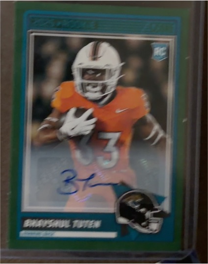 2025 Panini Score #80 Bhayshul Tuten — front