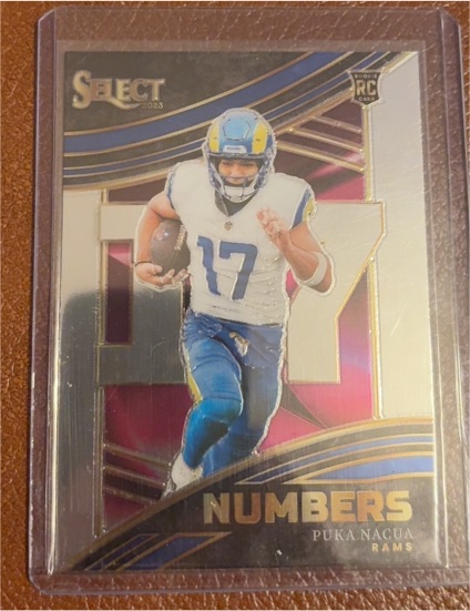 2023 Panini Select #NMB-PNA Puka Nacua Select Numbers — front