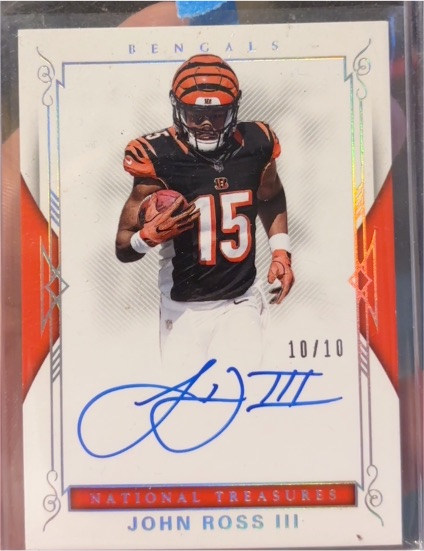 2017 Panini National Treasures #10 John Ross III — front