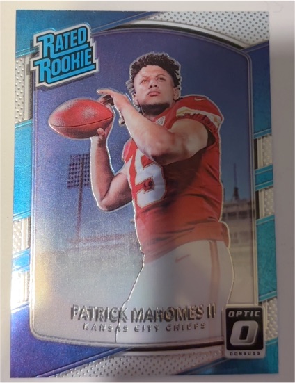 2017 Donruss Optic #177 Patrick Mahomes II — front