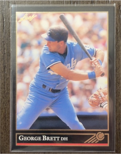1992 Leaf #255 George Brett — front