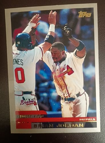 2000 Topps #72 Brian Jordan — front