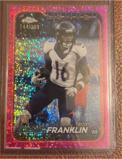 2024 Topps Chrome #215 Troy Franklin — front