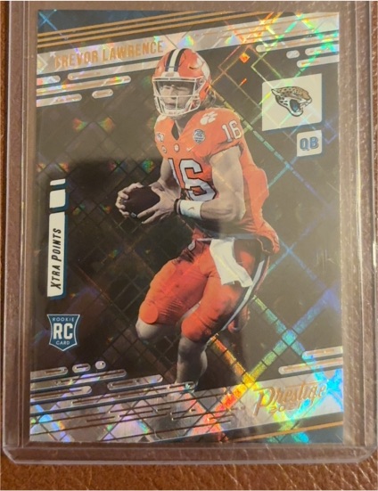2021 Panini Prestige #201 Trevor Lawrence Xtra Points — front