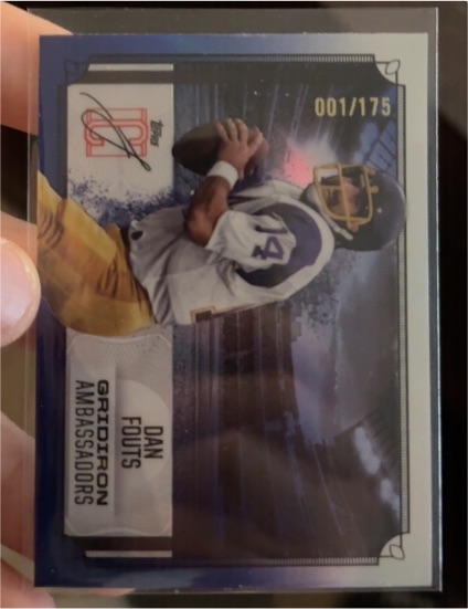2024 Topps Signature Class #GA-22 Dan Fouts Gridiron Ambassadors — front