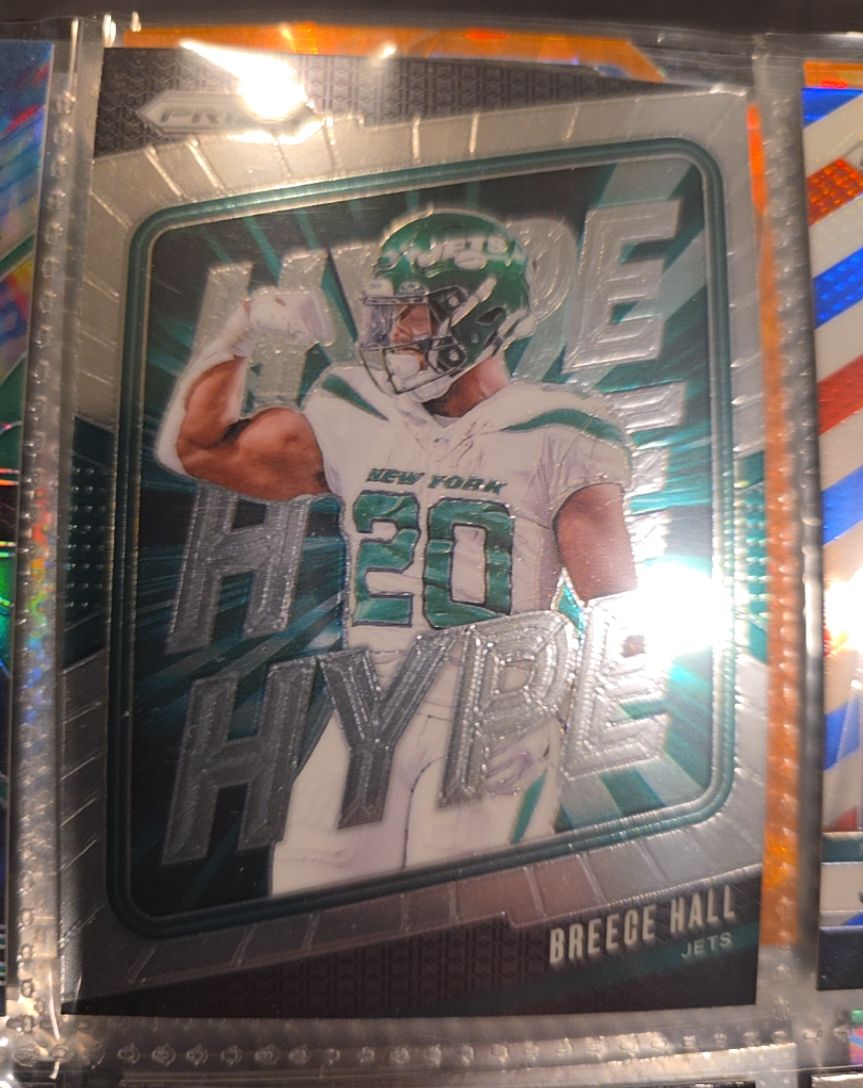 2024 Panini Prizm #11 Breece Hall Hype New York Jets — front