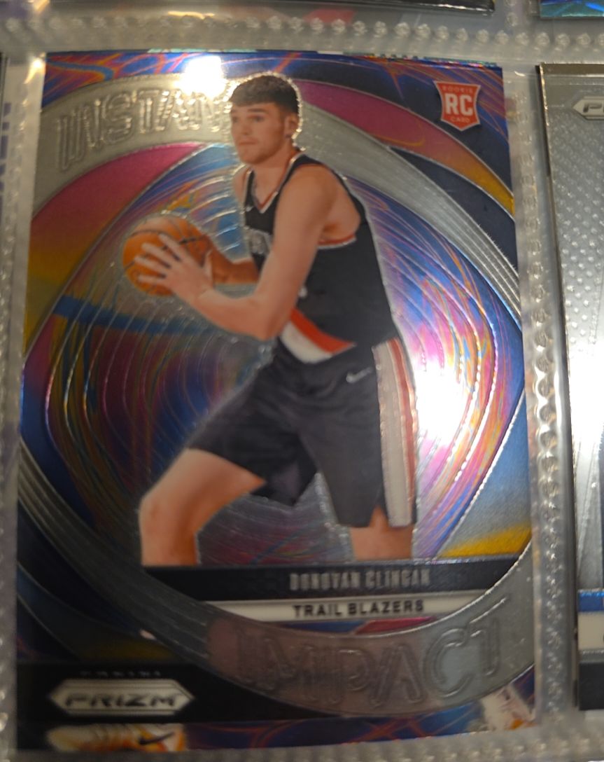 2024-25 Panini Prizm Instant Impact #15 Donovan Clingan — front