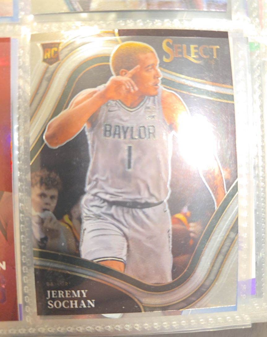 2022 Panini Chronicles Draft Picks Select #20 Jeremy Sochan — front