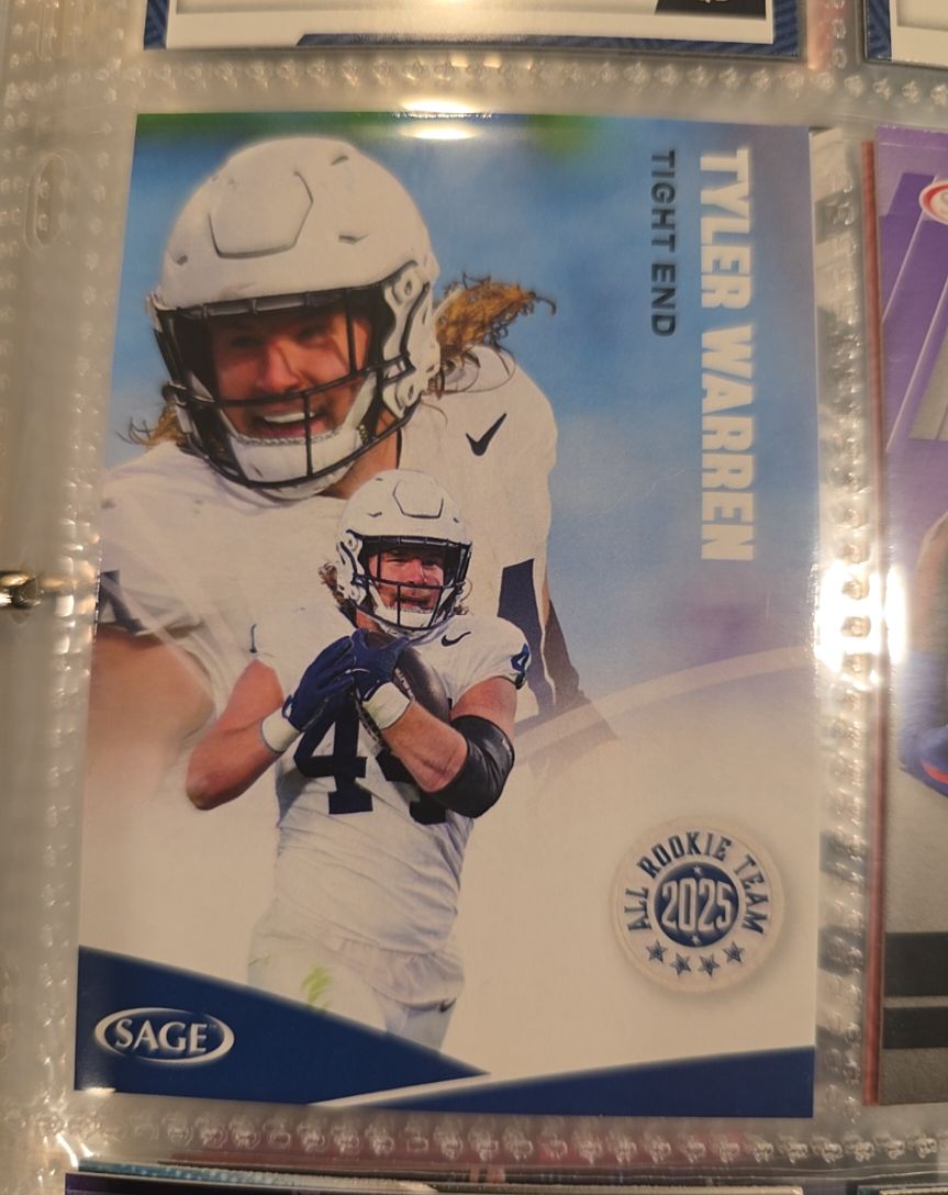 2025 Sage High Series All Rookie Team #160 Tyler Warren — front