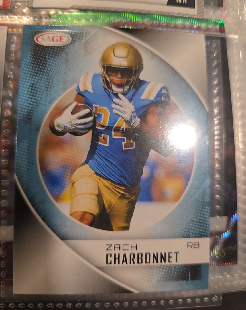 2023 SAGE High Series #143 Zach Charbonnet — front