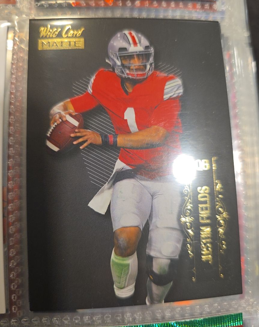 2021 Wild Card Matte #LBC-4 Justin Fields — front