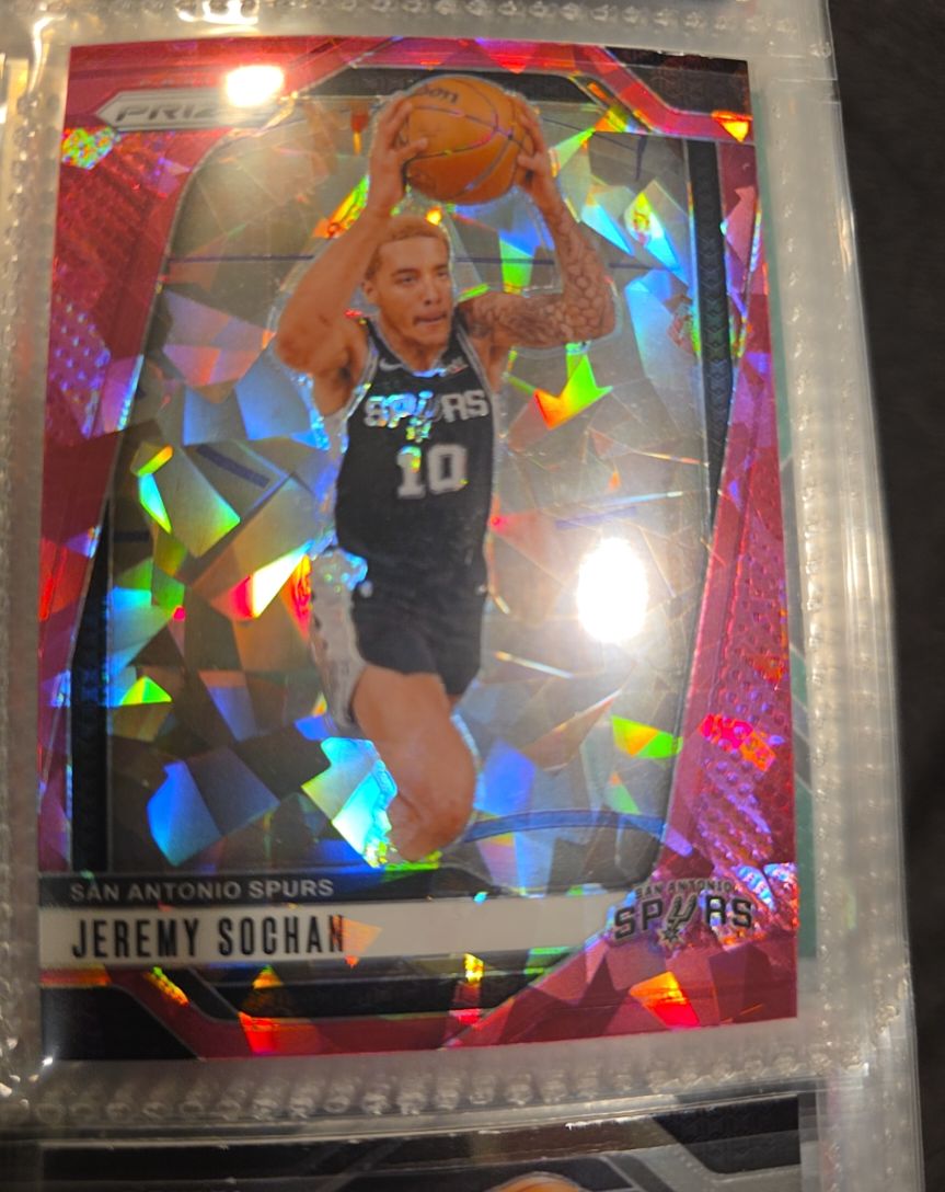 2024-25 Panini Prizm #23 Jeremy Sochan — front